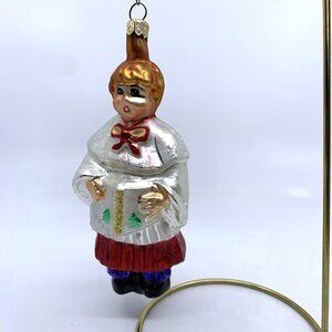 Christopher Radko Sing We Now Blown Glass Ornament 96 176 0 Vintage 6" Choir